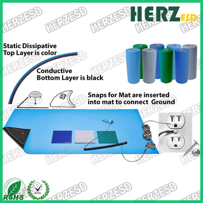 Gốm tổng hợp ESD Anti-Static Table Mat For Electronic Workline