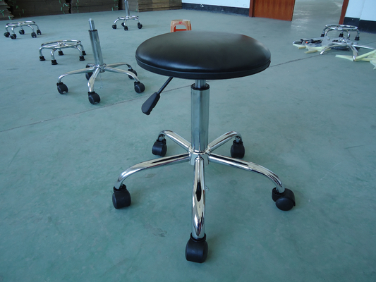 Ghế phòng thí nghiệm có thể điều chỉnh chiều cao 450-610mm, bề mặt da PU