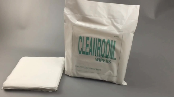 Lau bụi phòng sạch miễn phí / Microfiber dùng một lần với khăn lau Laser kín cạnh