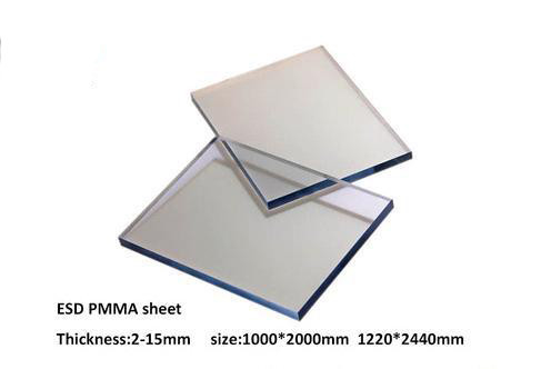 Tấm Polycarbonate ESD chống tĩnh điện PMMA 0,8mm