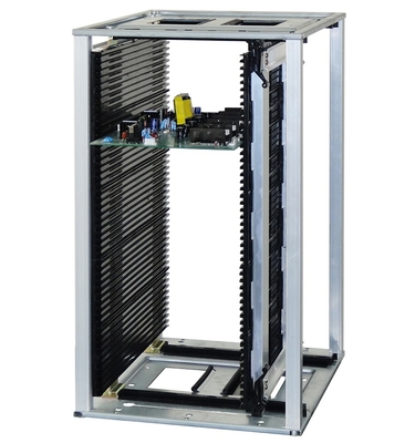 SMT PCB ESD Magazine Rack Gear Track có thể điều chỉnh để lưu trữ công nghiệp