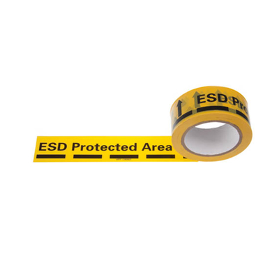 Băng cảnh báo điện tử PVC nhạy cảm lối đi ESD cho bao bì chống tĩnh điện