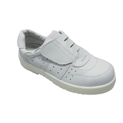 Cleanroom Work Shoes Dust Free ESD PU Leather Safety Shoes Anti Static Steel Toe Shoes