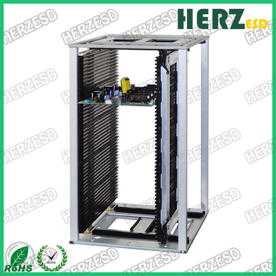 355*320*563mm Loại tay cầm kim loại ESD PCB Magazine Rack cho SMT và PCB Assembly