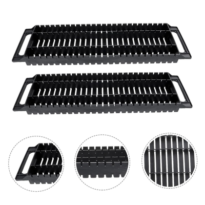 Kích thước khác nhau Esd Pcb Cầm lưu trữ lưu thông Đen nhựa chống tĩnh ESD Cầm lưu thông kệ