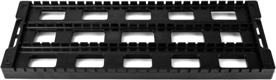 Cửa sổ chống tĩnh mạch ESD Cửa sổ bán hàng Cửa sổ PCB nhựa màu đen, 25 khe cắm Cung cấp Cung cấp bảng mạch