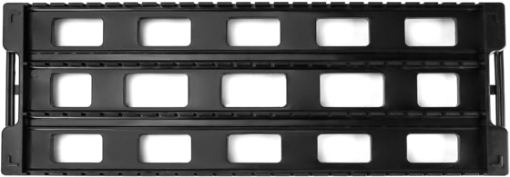 Cửa sổ chống tĩnh mạch ESD Cửa sổ bán hàng Cửa sổ PCB nhựa màu đen, 25 khe cắm Cung cấp Cung cấp bảng mạch