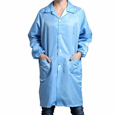 Áo vải ESD bền cho sản xuất và lắp ráp điện tử Áo làm việc chống tĩnh