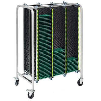 900*675*1300mm Smt Pcb Rack Trolley Định vị Esd Pcb Storage Trolley Kháng tĩnh Esd Pcb Storage Trolley