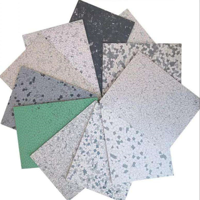 sàn dẫn điện Phòng sạch Đồ gạch sàn PVC chống tĩnh đồng nhất