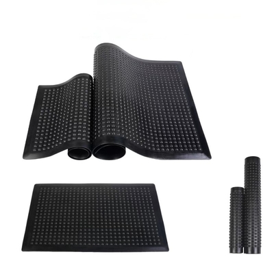 Đen 13mm Độ dày chống tĩnh chống mệt mỏi sàn thảm cho hội thảo chống trượt chống mệt mỏi thảm