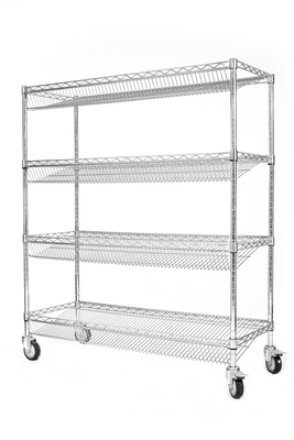 Ưu tiên ESD Cung cấp 4 Lớp kệ xe buýt Wire Mesh kệ xe