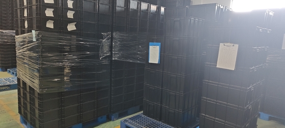 400x300mm Khối lưu trữ Khối lưu trữ nhựa công nghiệp có thể xếp chồng lên nhau