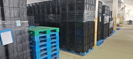 400x300mm Khối lưu trữ Khối lưu trữ nhựa công nghiệp có thể xếp chồng lên nhau