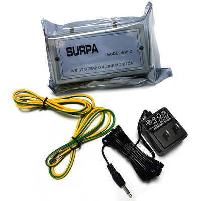 ESD SURPA 518-2 ESD Kiểm tra dây đeo cổ tay / Kiểm tra dây đeo cổ tay chống tĩnh trực tuyến