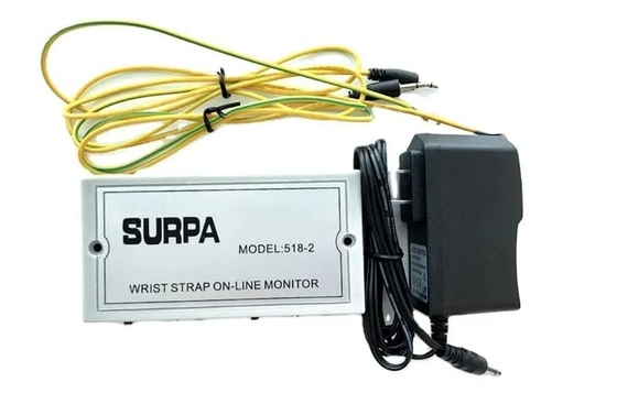 ESD SURPA 518-2 ESD Kiểm tra dây đeo cổ tay / Kiểm tra dây đeo cổ tay chống tĩnh trực tuyến