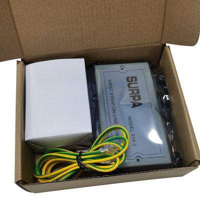 ESD SURPA 518-2 ESD Kiểm tra dây đeo cổ tay / Kiểm tra dây đeo cổ tay chống tĩnh trực tuyến