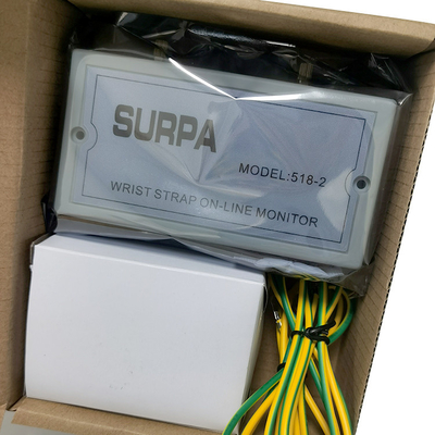 ESD SURPA 518-2 ESD Kiểm tra dây đeo cổ tay / Kiểm tra dây đeo cổ tay chống tĩnh trực tuyến