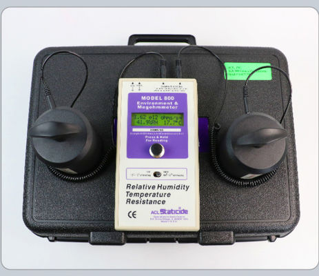 Máy đo điện trở bề mặt ACL 800 Megohmmeter kỹ thuật số để thử nghiệm ESD và chống môi trường