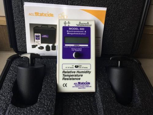Máy đo điện trở bề mặt ACL 800 Megohmmeter kỹ thuật số để thử nghiệm ESD và chống môi trường
