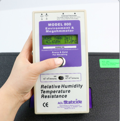 Môi trường & Megohmmeter Surface Resistivity Meter ACL 800 Máy kiểm tra kháng cự Megohmmeter kỹ thuật số