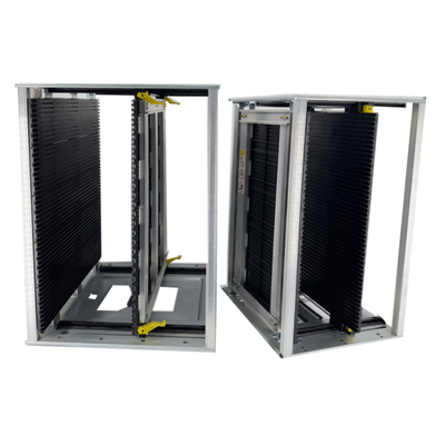 ESD Magazine Rack Gear Belt Chuẩn bị 460 * 400 * 563 Pcb Magazine cho SMT Line