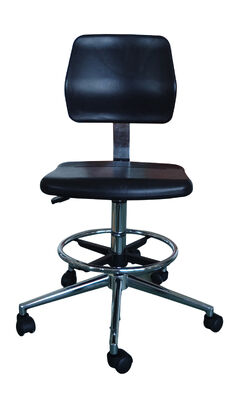Ghế đẩu phòng thí nghiệm Workshop ESD Safety Chairs cho Ghế xoay phòng sạch không có tay vịn