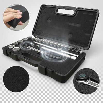 Bộ đệm chèn bọt ESD chống tĩnh theo yêu cầu mật độ cao EVA IXPE Liner đệm đệm gắn kết cho bao bì vỏ điện tử