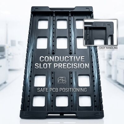 Khung kim loại rack PCB lưu thông xoay ESD để lưu trữ bảng mạch SMT