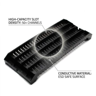 Khung kim loại rack PCB lưu thông xoay ESD để lưu trữ bảng mạch SMT