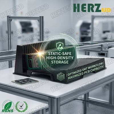 Khung kim loại rack PCB lưu thông xoay ESD để lưu trữ bảng mạch SMT