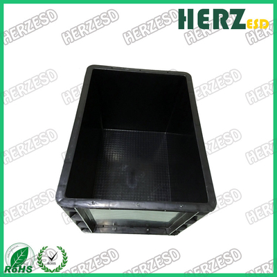 Esd Bin Box Esd hộp dụng cụ nhựa hộp PVC PP chống tĩnh màu đen