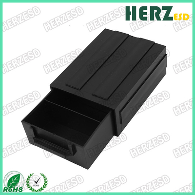 Hộp kéo bộ phận ESD chất lượng cao nhựa đen