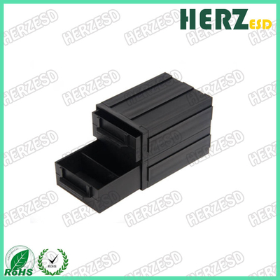 Hộp kéo bộ phận ESD chất lượng cao nhựa đen