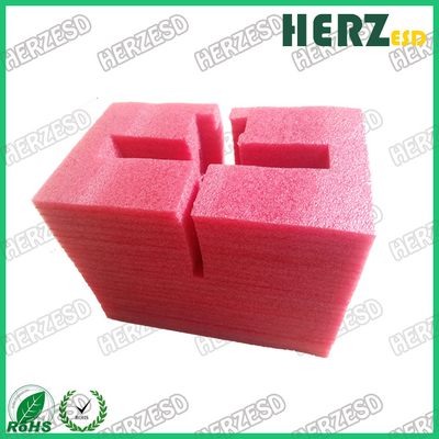 Chất liệu EPE Màu hồng chống tĩnh, Màu hồng xốp mật độ 20kg / M3 cho cách nhiệt