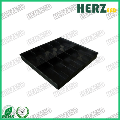Chất chứa lưu trữ PCB màu đen PP nhựa chống tĩnh ESD Tray Esd Tray dẫn