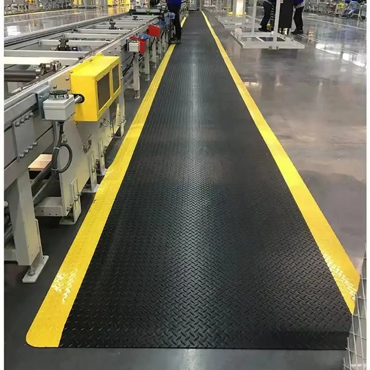 ESD chống mệt mỏi thảm sàn công nghiệp chống trượt chống mệt mỏi PVC EPDM cao su sàn