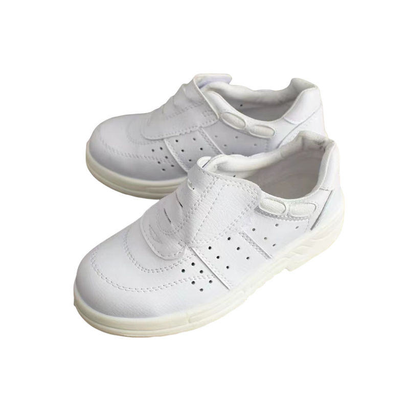 Cleanroom Work Shoes Dust Free ESD PU Leather Safety Shoes Anti Static Steel Toe Shoes