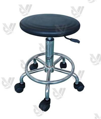 Phòng sạch hiệu suất cao ghế chống tĩnh có thể điều chỉnh bằng bọt PU với dây chuyền kim loại ghế ESD cho phòng thí nghiệm