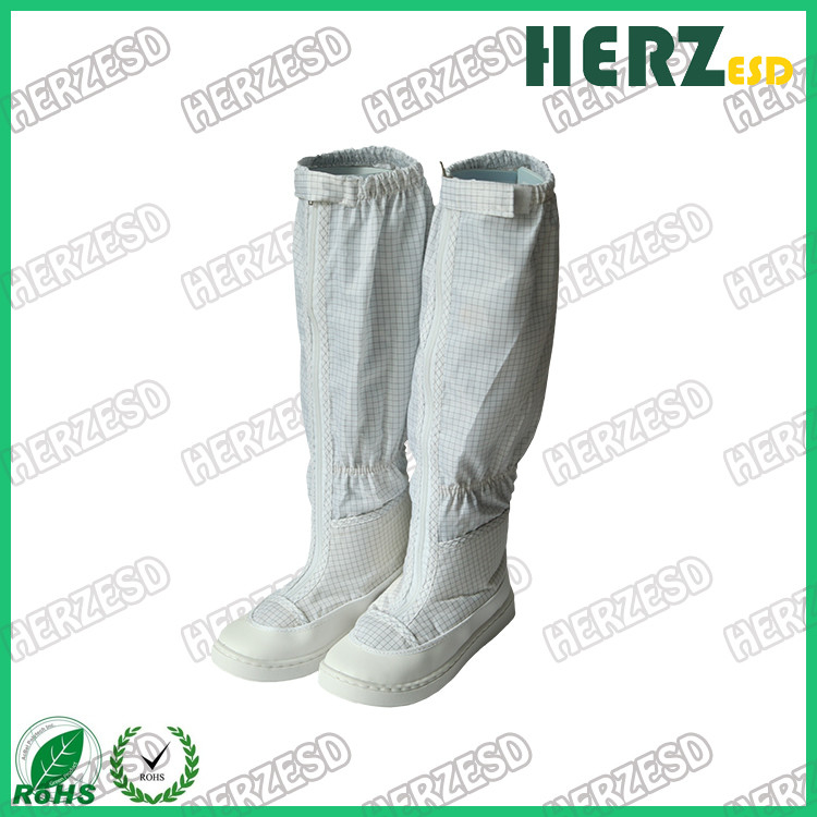 Giày chống tĩnh PU Dải trắng Giày vải chống tĩnh làm việc ESD Giày vệ sinh