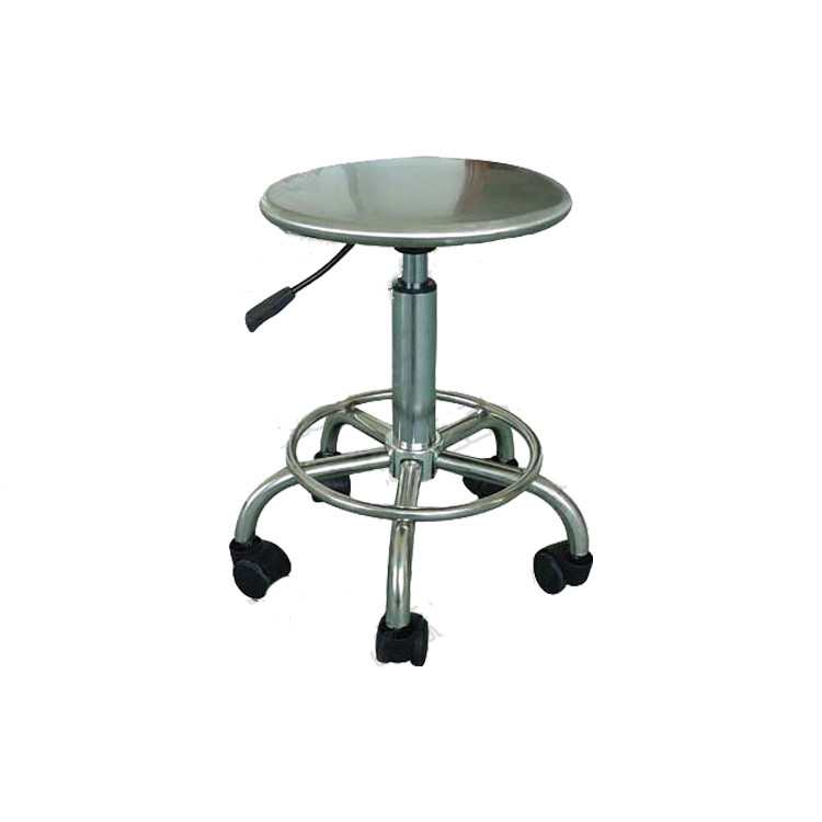 Thép không gỉ cấu trúc phòng thí nghiệm ghế bành đệm tròn ghế điều chỉnh cho sử dụng văn phòng và phòng thí nghiệm