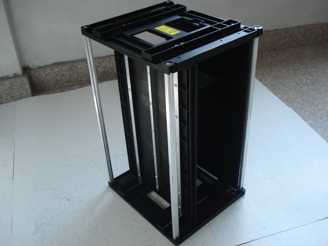 ESD PCB Magazine Rack Khối lưu trữ PCB SMT chống tĩnh cho xử lý PCB an toàn 355 * 315 * 580mm