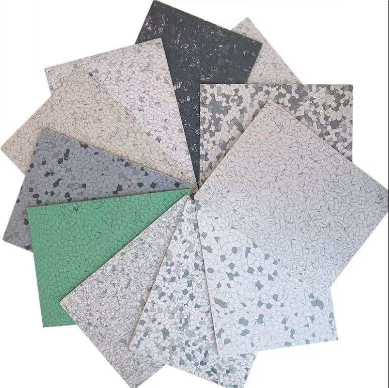 Đồ gạch sàn PVC dẫn điện chống tĩnh Vinyl sàn trong nhà Gạch sàn PVC chống tĩnh Gạch ESD