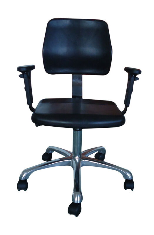 Đồ bán buôn ghế ESD bọt xoay PU với chân chống tĩnh phân phòng thí nghiệm văn phòng vải phòng sạch